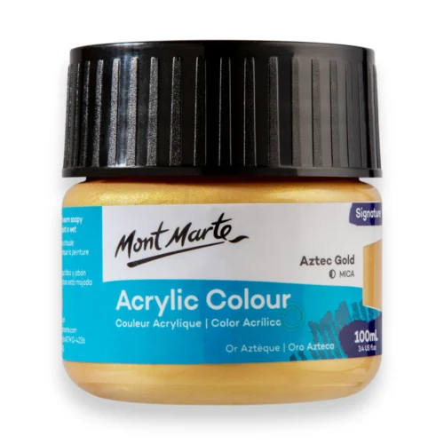 Akrylová barva Mont Marte Signature Aztécká zlatá 100 ml